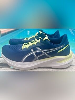 ASICS GT-1000 13 Blue Expance/Gray Running Shoes Women's 8.5